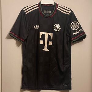 Adidas Black and White Men's Jersey